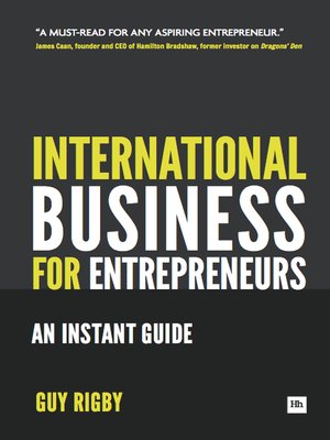 cover image of International Business for Entrepreneurs